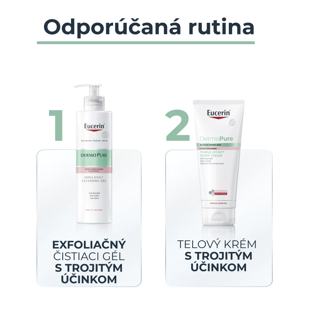 Eucerin DERMOPURE Telový krém s trojitým účinkom 1×200 ml, telový krém