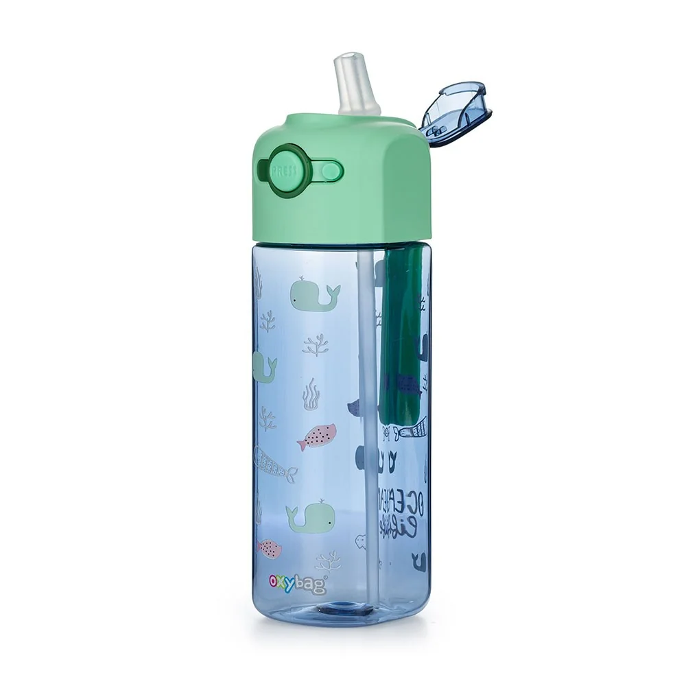 OXY SMiLE - fľaša na pitie Ocean Life 450 ml