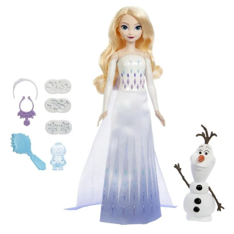 Mattel Frozen Elsa a Olaf s doplnkami