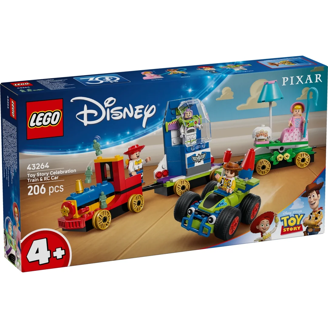 LEGO® │ Disney 43264 Slávnostný vláčik a Autíčko z Toy Story