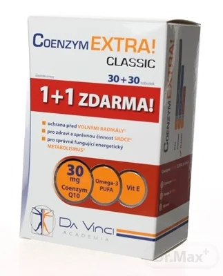 COENZYM EXTRA CLASSIC 30MG - DA VINCI 1×60 cps, coenzym