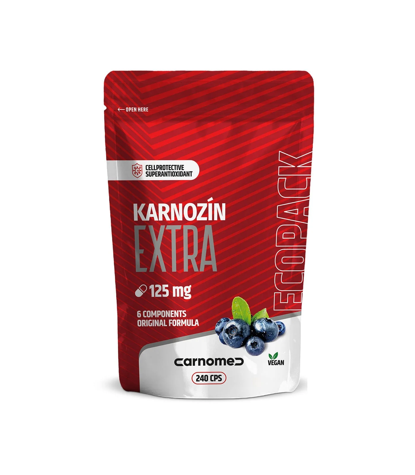 Karnozín EXTRA 125 mg ECOPACK 240 cps