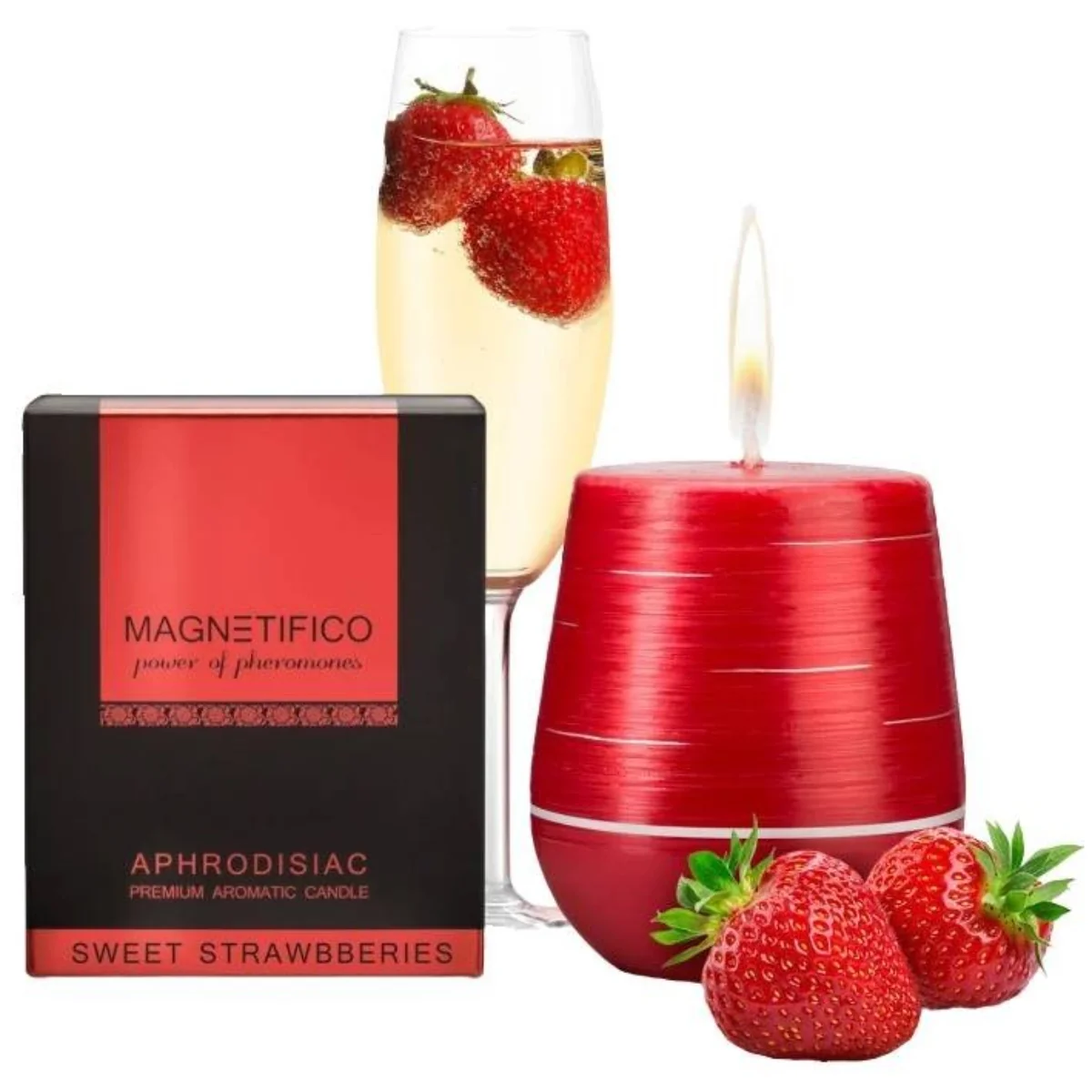 Afrodiziakálna vonná sviečka Fragaria (200 g)