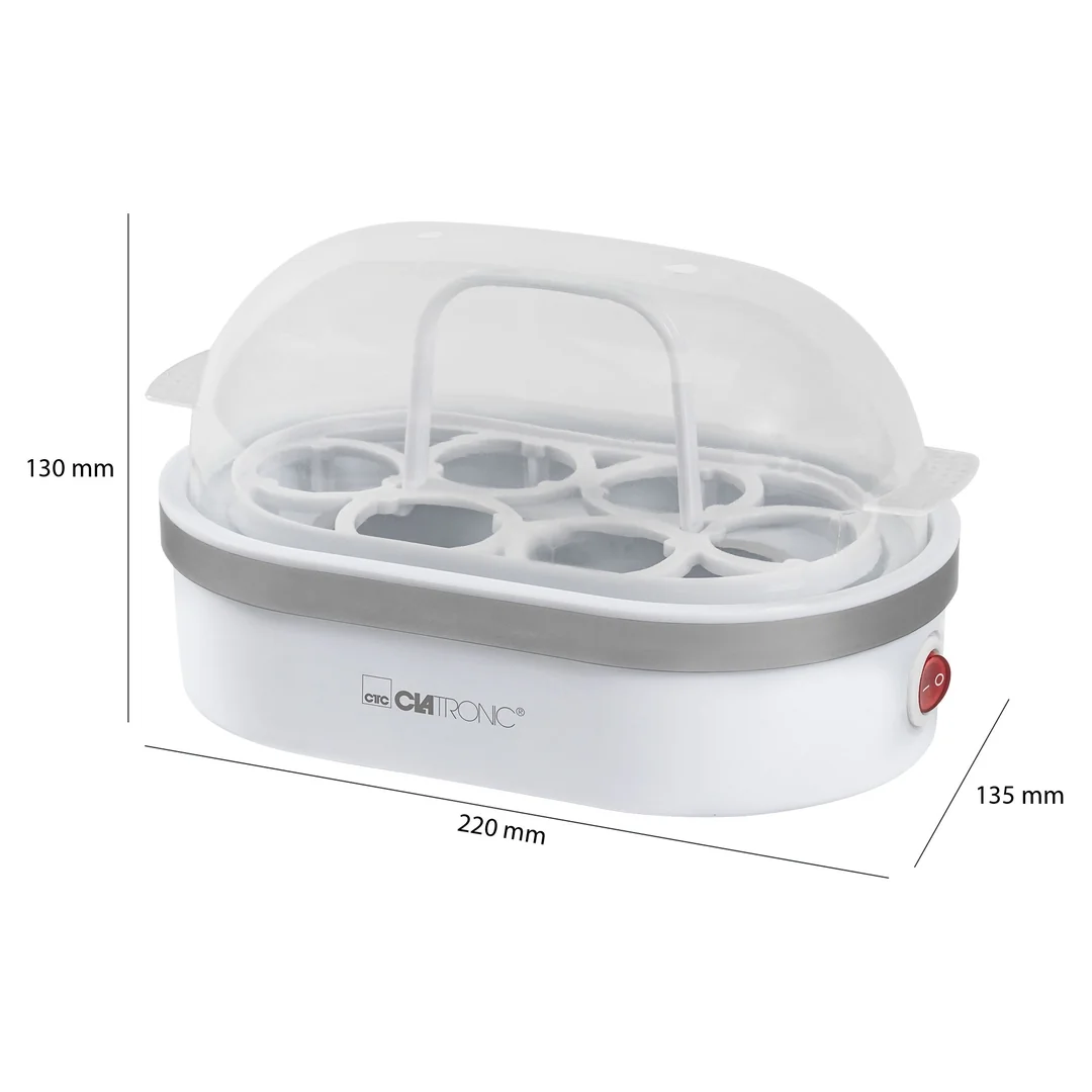 Clatronic EK 3497 varič vajec na 6 vajec, nepriľnavý povrch, 400 W