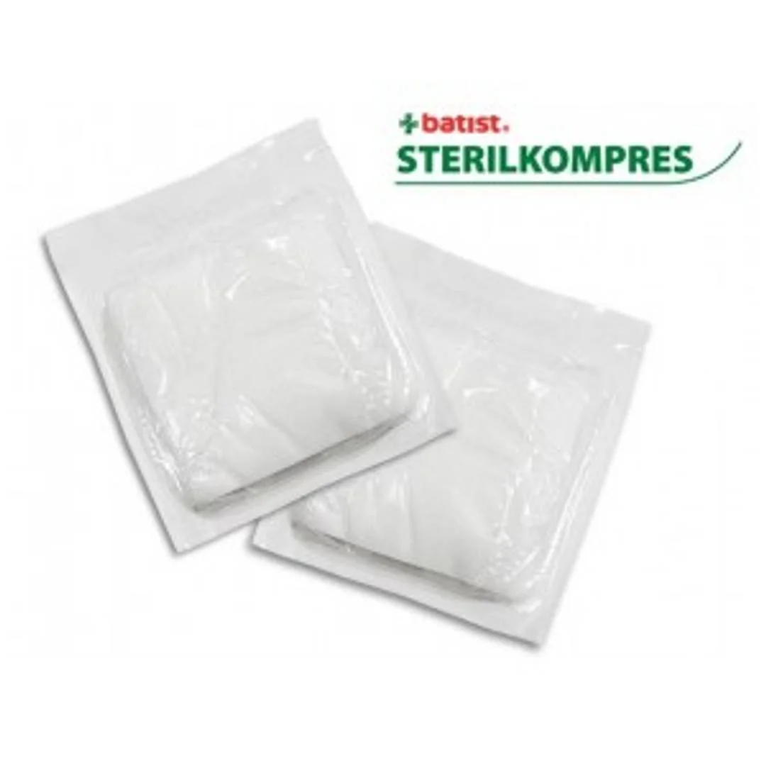 STERILKOMPRES sterilné 10cm x 10cm/8vrstvový 100x5ks