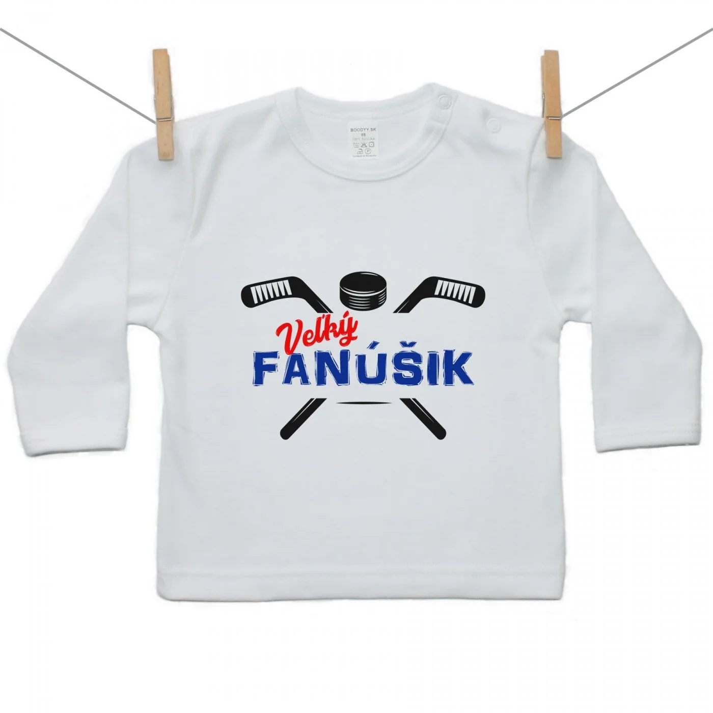 Boodyy Tričko s dlhým rukávom Veľký fanúšik Veľkosť: 134