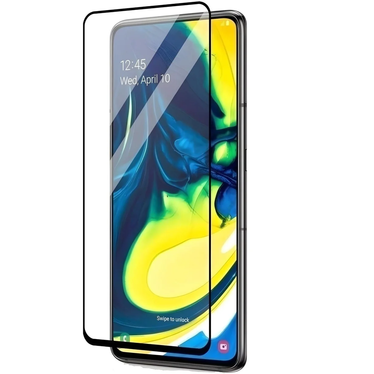 10D Tvrdené sklo pre Huawei Y6P - Čierna