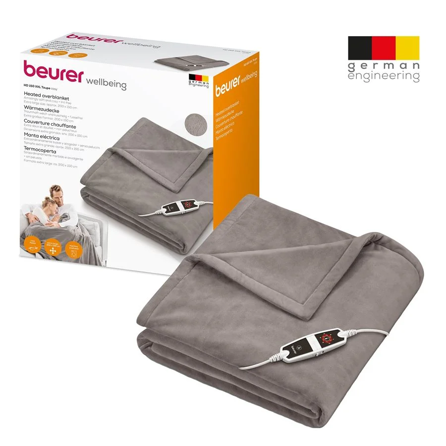 Vyhrievacia deka BEURER HD 150 XXL Nordic Cosy Taupe