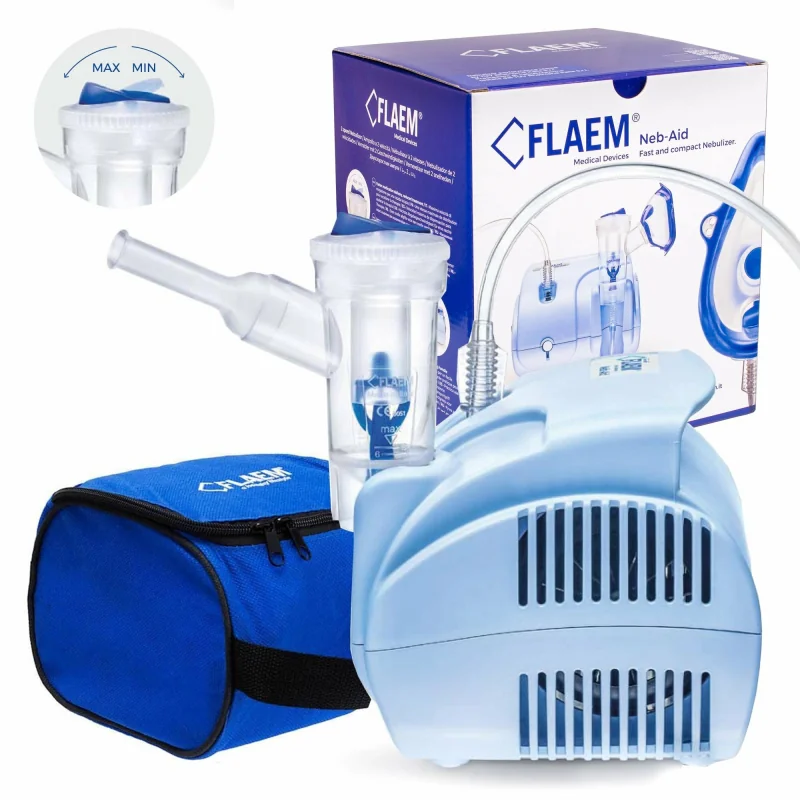 Flaem Neb-Aid pneumatický piestový inhalátor RF7 Dual Speed