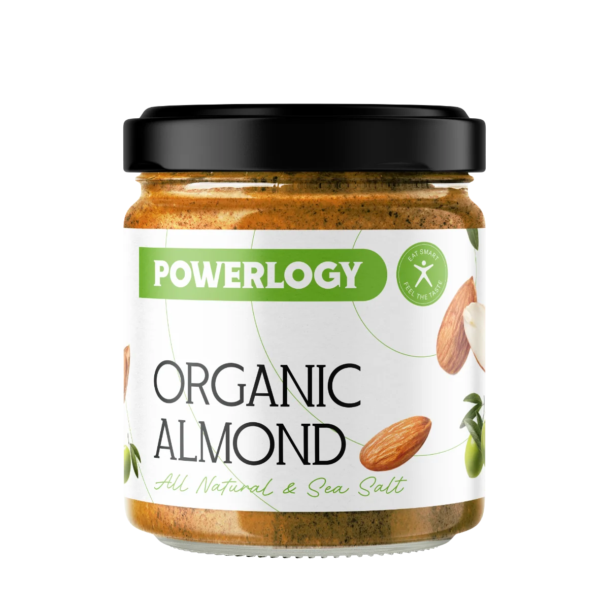 Powerlogy Organic Almond Cream 1×330 g, mandľový krém