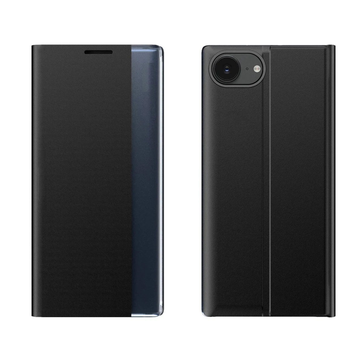 MG Sleep Case knižkové puzdro na iPhone 16e, čierne