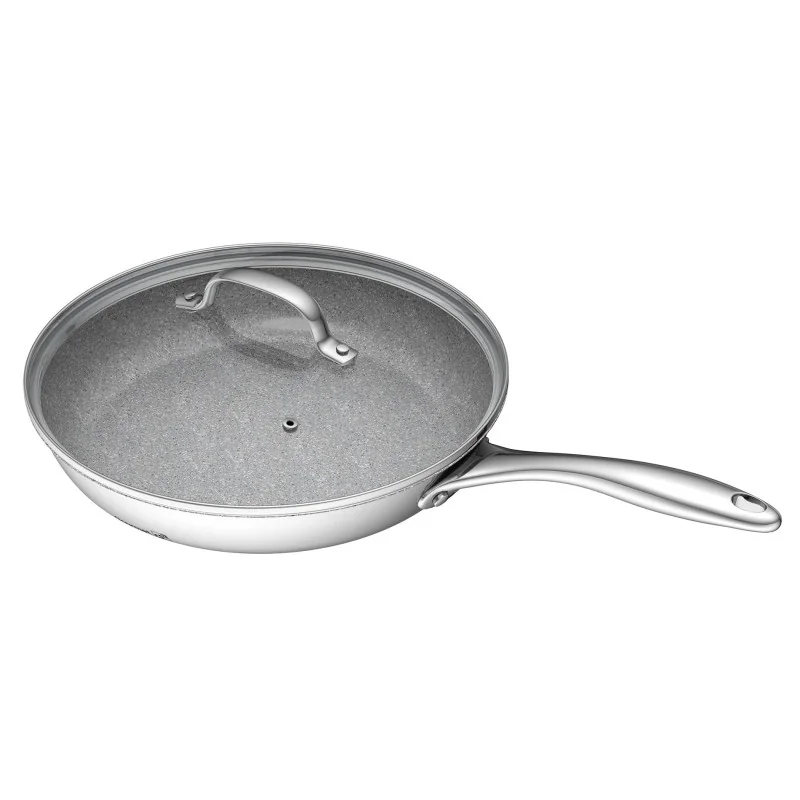 G21 Panvica Gourmet Miracle 28 cm s pokrievkou, nerez/greblon Gourmet Miracle 28 cm s pokrievkou, nerez/greblon G21-006NG