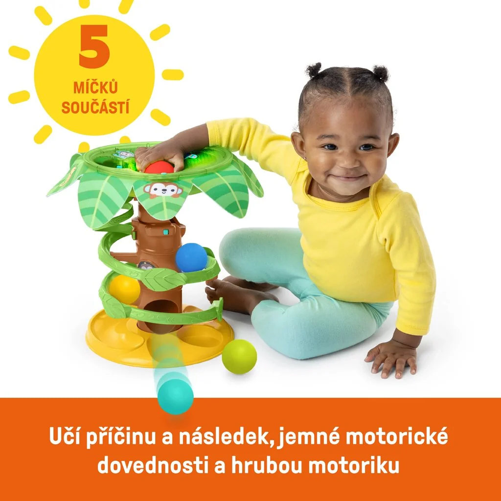 Dráha guľôčková hudobná Tropical Twirl 6m+