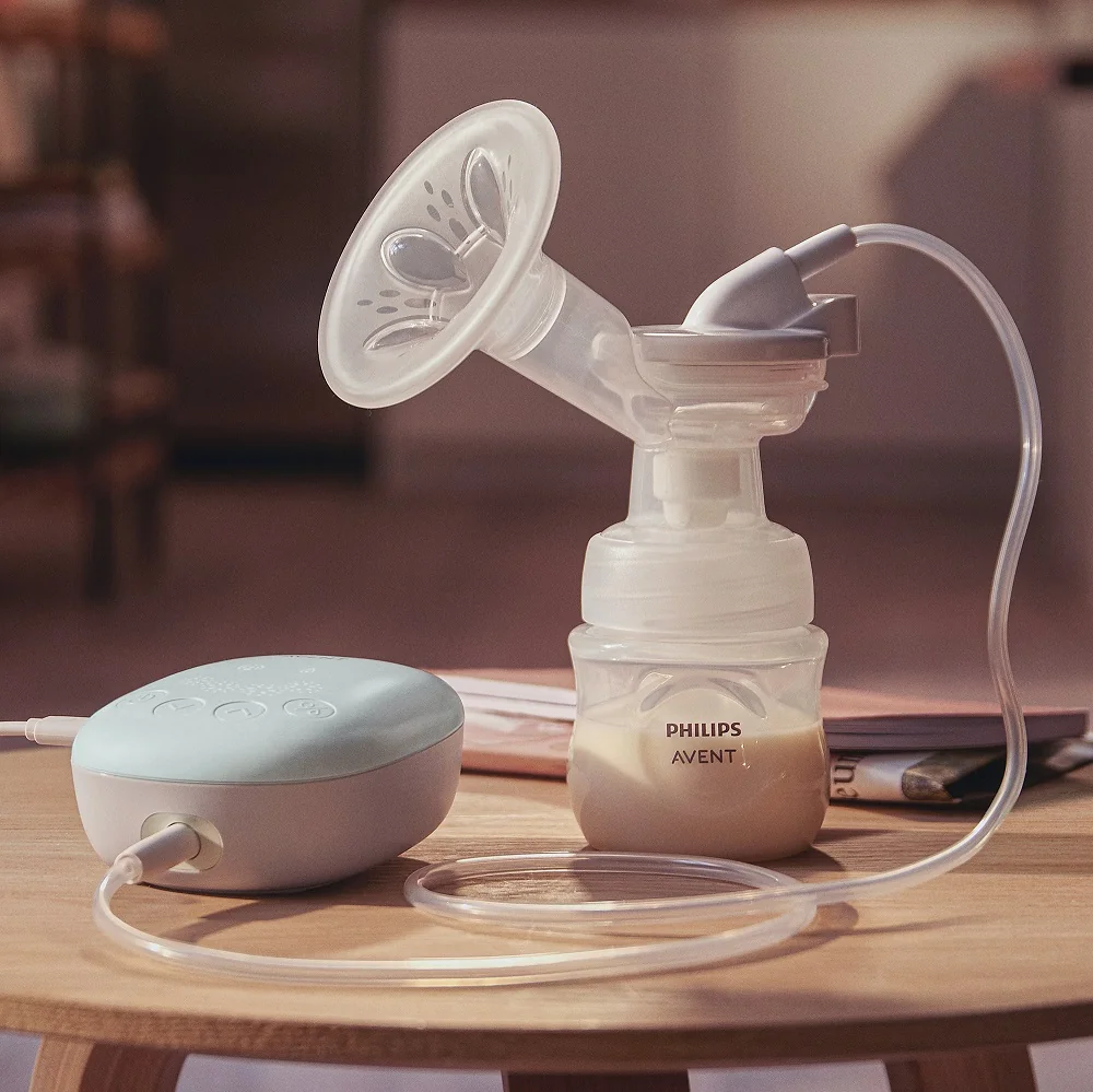 Philips AVENT Odsávačka materského mlieka elektrická Essential SCF323/11+Darček 1 set