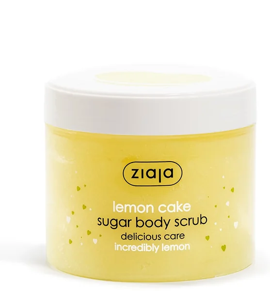 Ziaja Lemon Cake - sprchovací cukrový peeling 1×300 ml, sprchový peeling