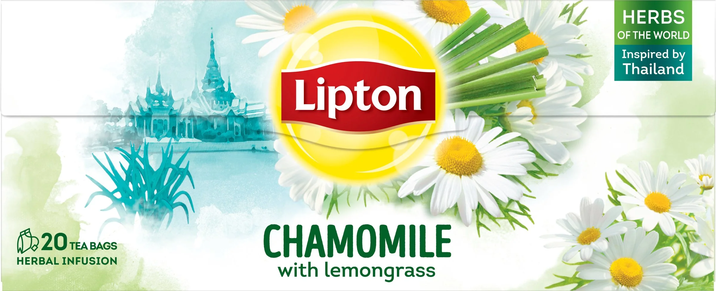 Lipton Lemongrass Camomile 1,3g 20 ks