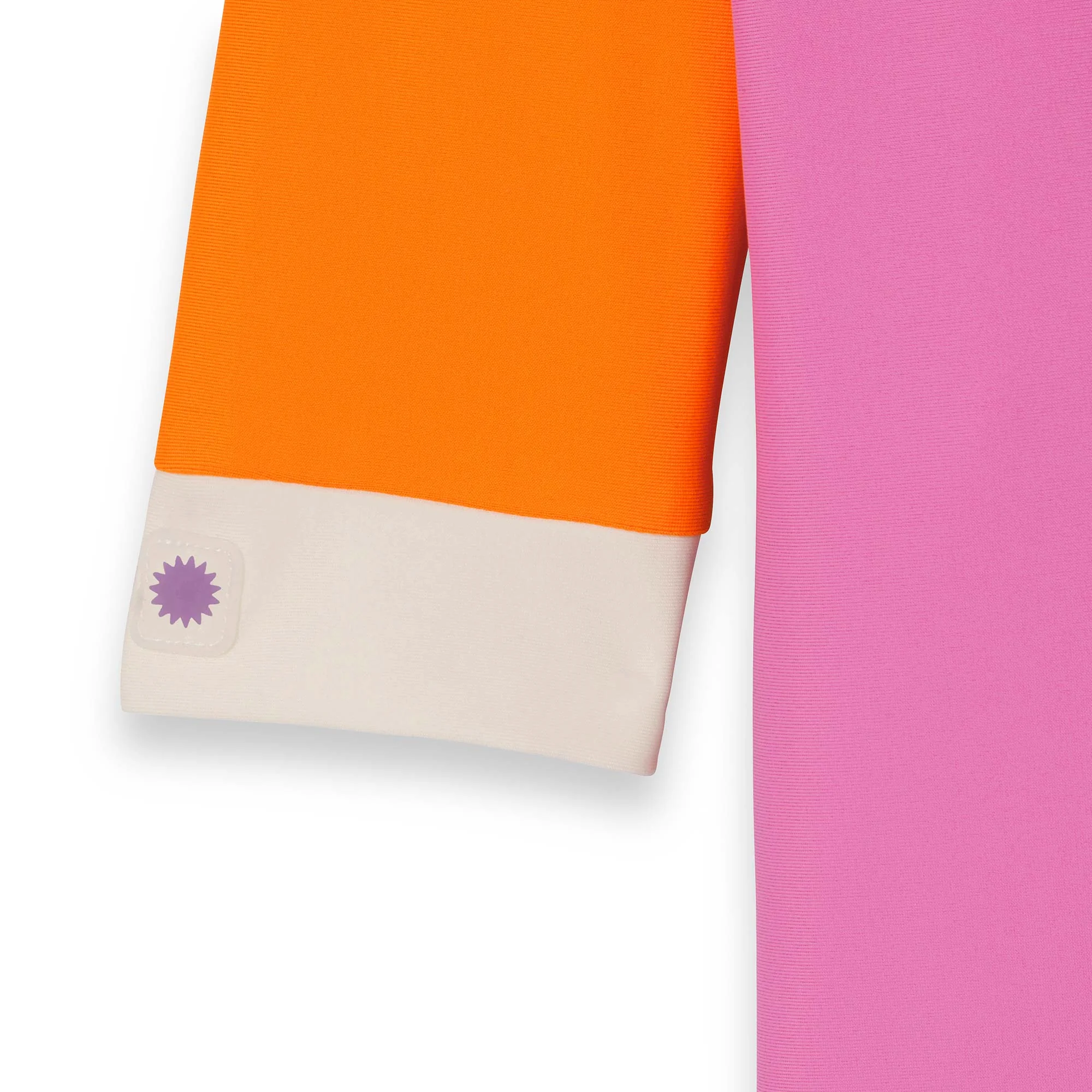 KiETLA ICONIK plavkový overal s UV ochranou - Pink Red 6-12 mesiacov