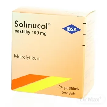 Solmucol pastilky 100 mg 1×24 ks, liek