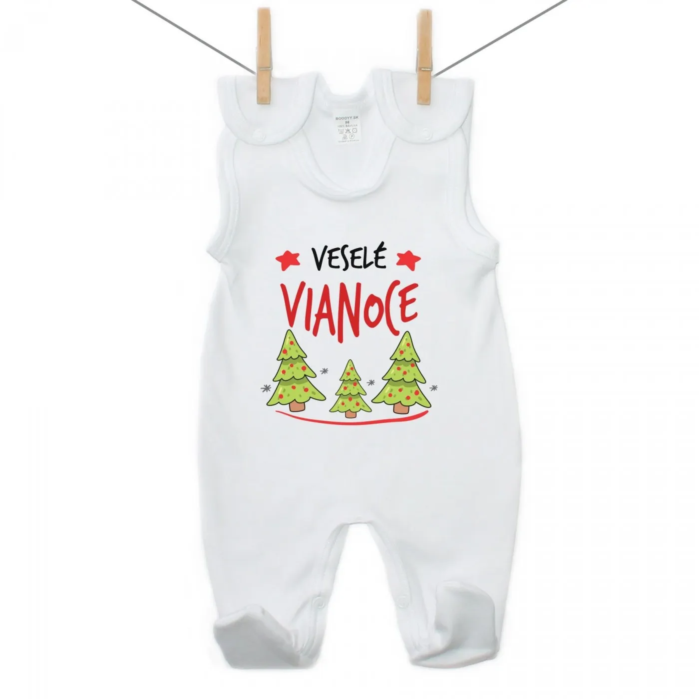 Boodyy Dupačky Veselé Vianoce Veľkosť: 74