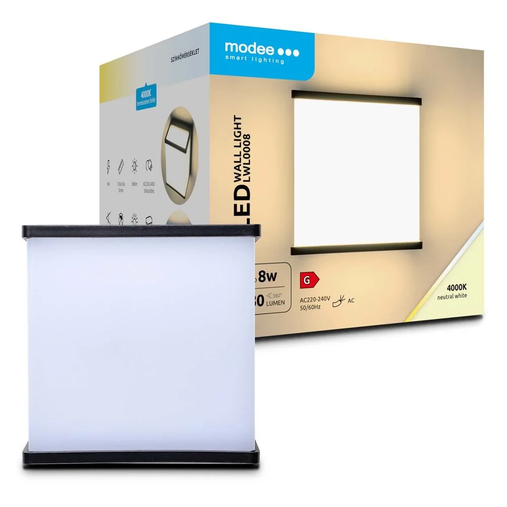 Modee LED svietidlo na stenu 8W 680 lumenov IP65 (LWL0008)