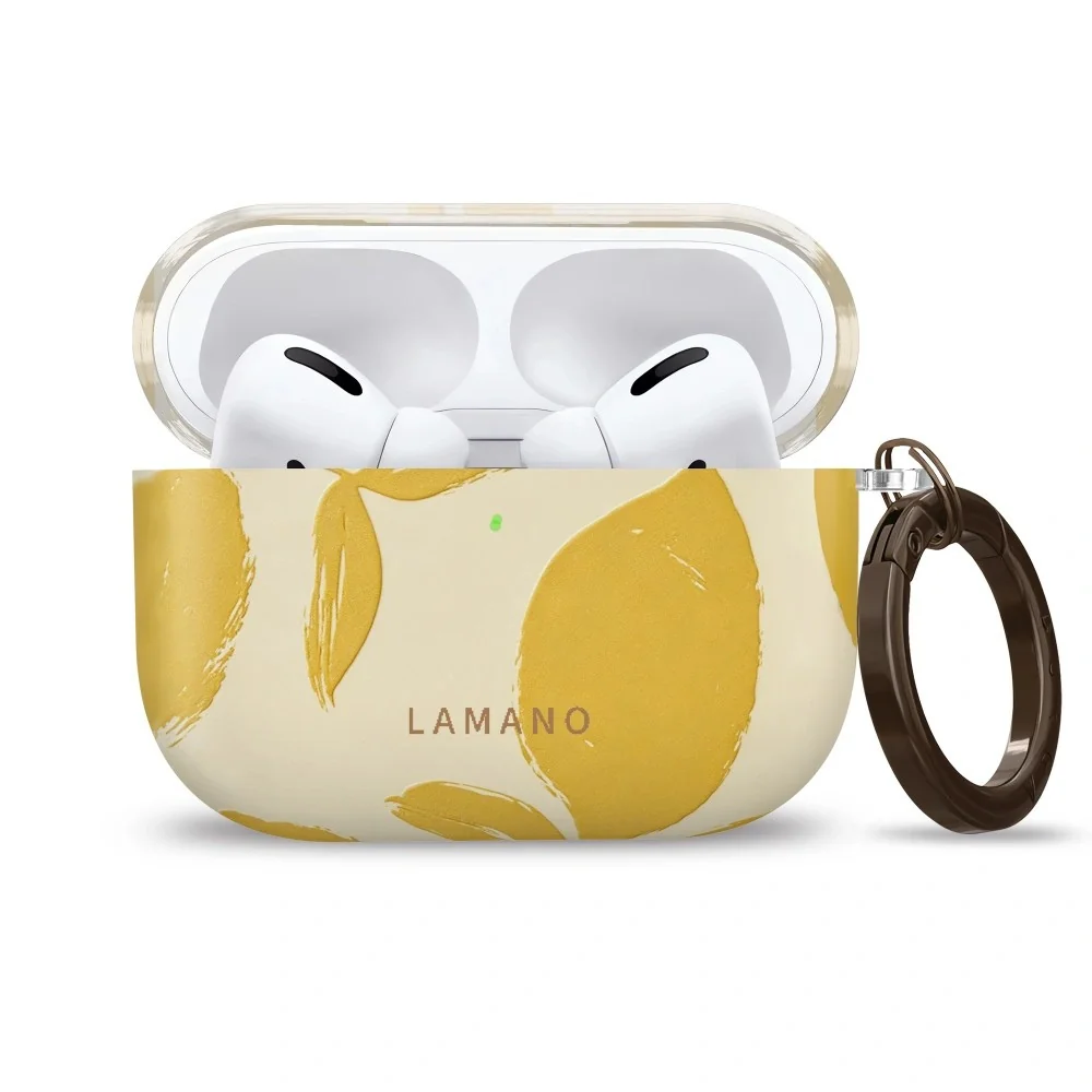 Tech-Protect Lamano puzdro na Apple AirPods Pro 3, lemon