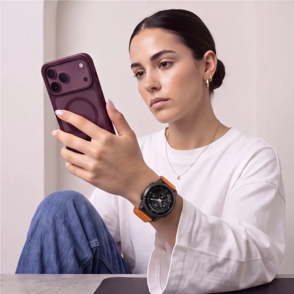 Tech-Protect Nylon Pro remienok Garmin QuickFit 22mm, orange