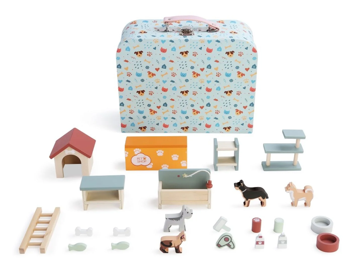 2Kids Toys Domček pre maznáčikov v kufríku 