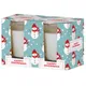 Emocio Sklo 52x65 mm 2ks v krabičce Happy Snowman - Enchanted Sparkle, vonná svíčka