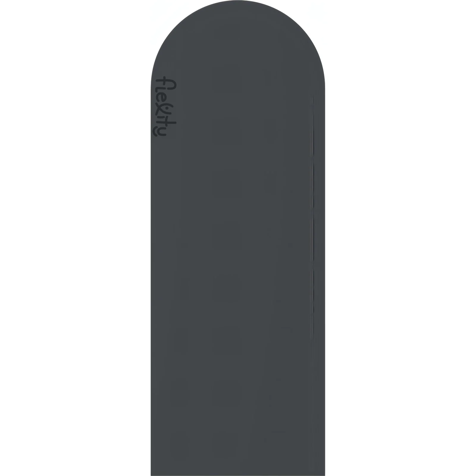 Flexity Portal Pilates Mat PU podložka 183 × 68 cm 5 mm, čierna