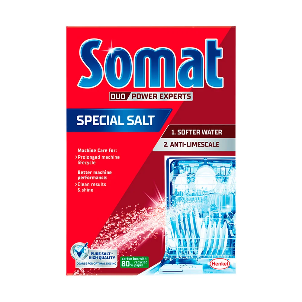 Somat soľ do umývačky riadu 1×1500 g, soľ do umývačky