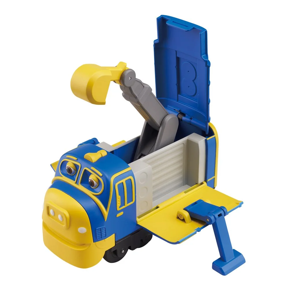 Chuggington Veselé vláčiky Pop & Transform lokomotíva Brewster