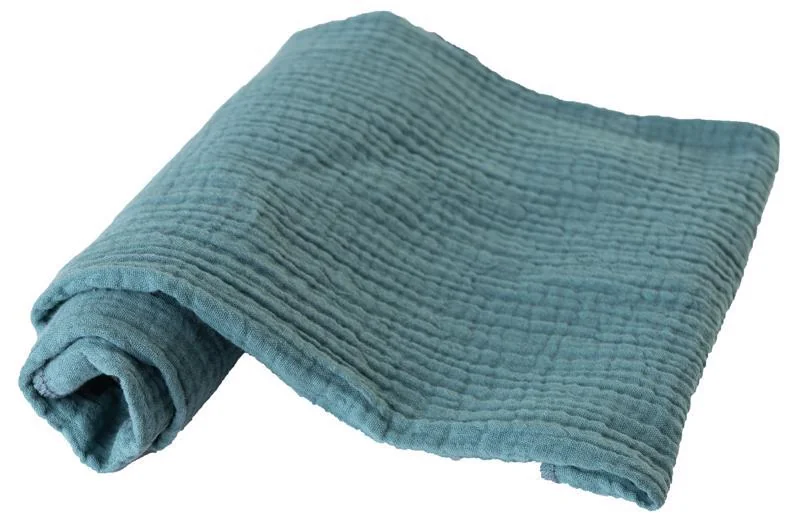 BABYMATEX Plienka bavlnená Muslin 3ks Tyrkysová 70x80 cm 1×1 ks, multifunkčné