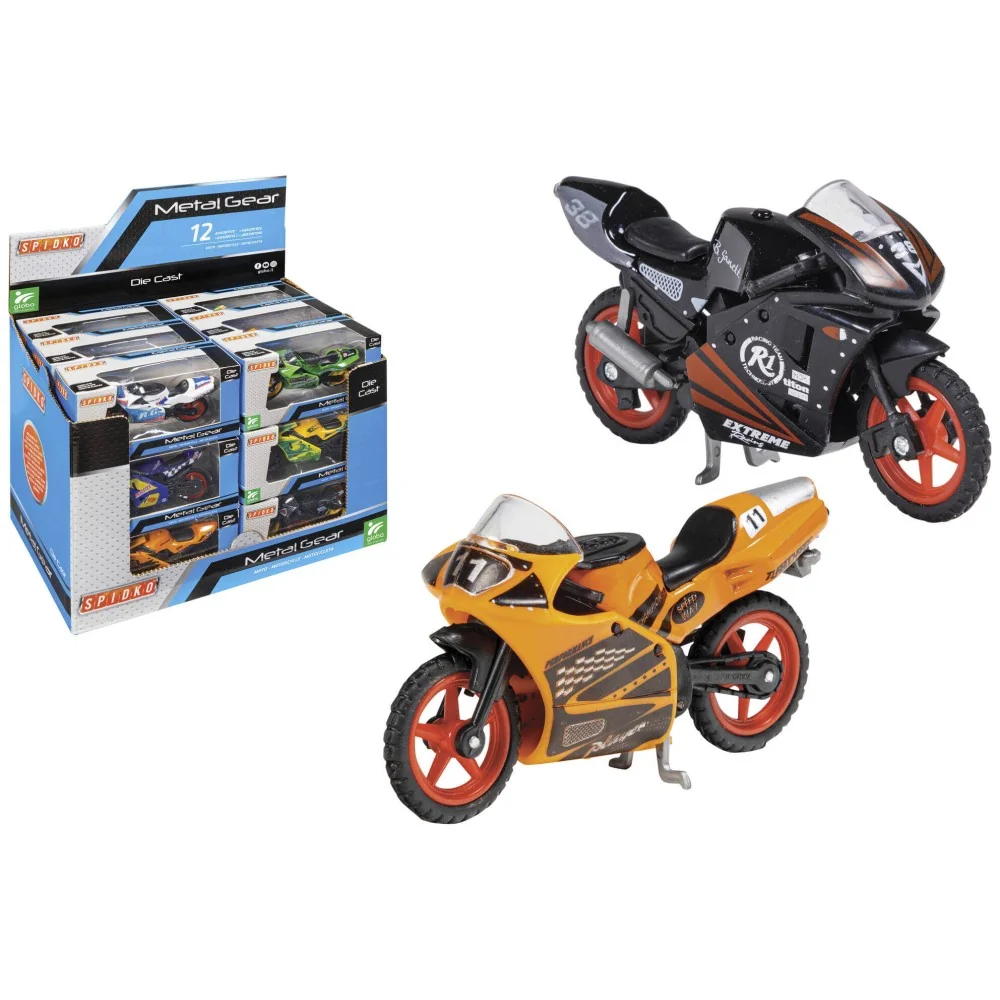 Závodná motorka 1:24-SPIDKO