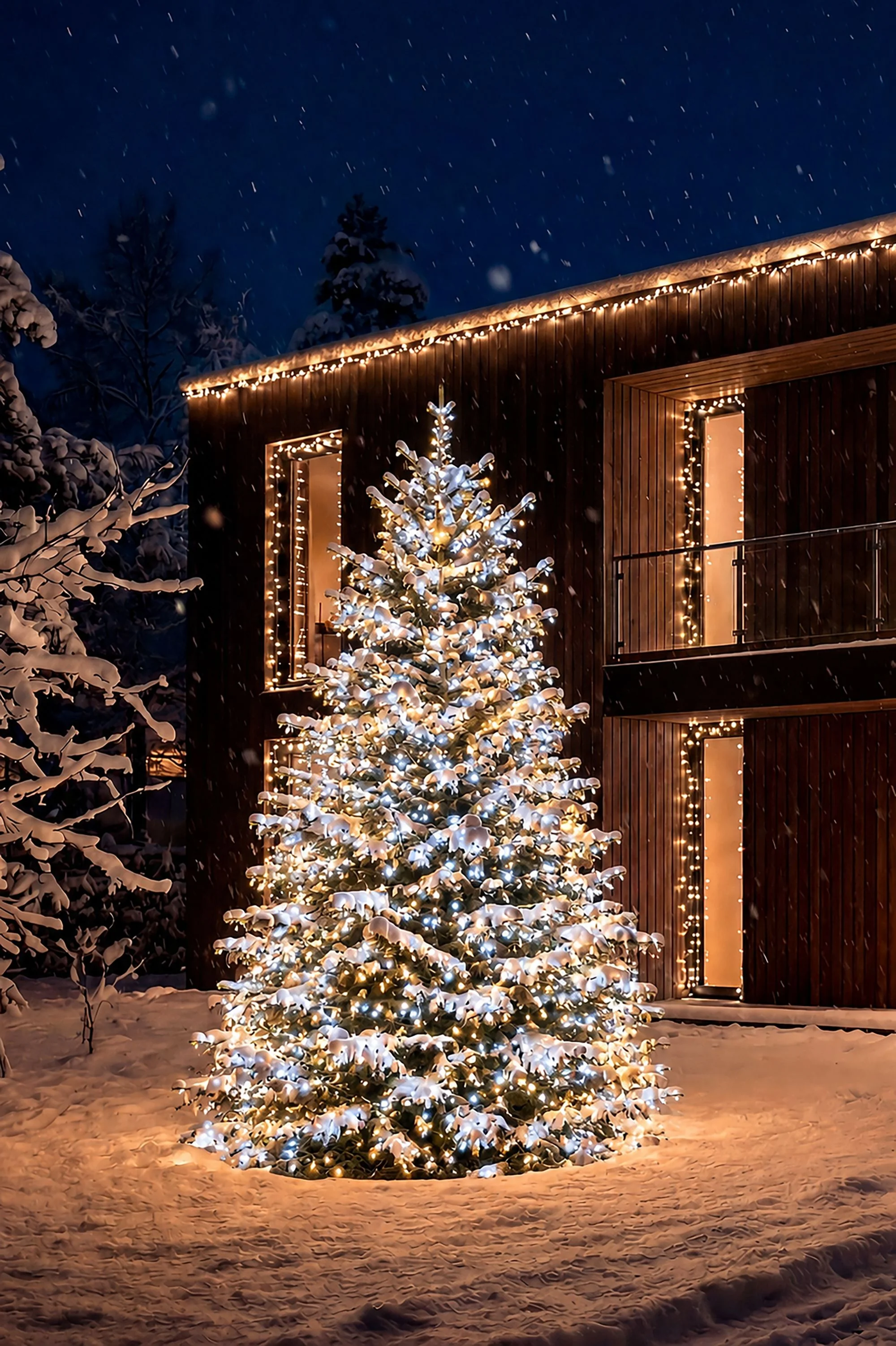 MagicHome LED reťaz, 1 ks 930 LED teplá/studená biela, stále svetlo, IP44, 30 m