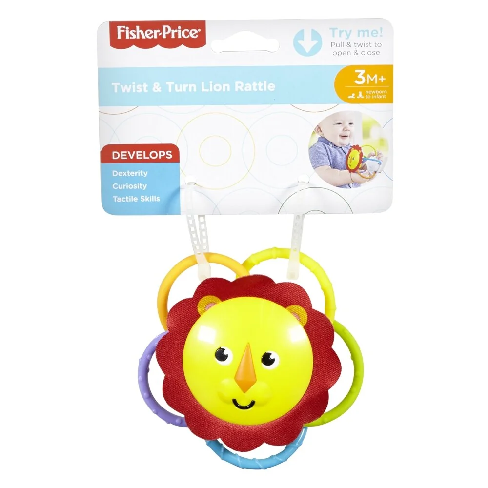 Ostoy Fisher Price hrkálky zvieratká 1×1 ks, hrkalka v tvare zvieratka