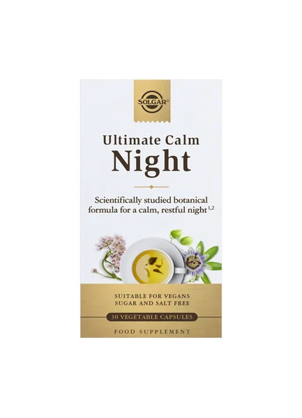 Solgar Ultimate Calm Night 1×30 cps, výživový doplnok