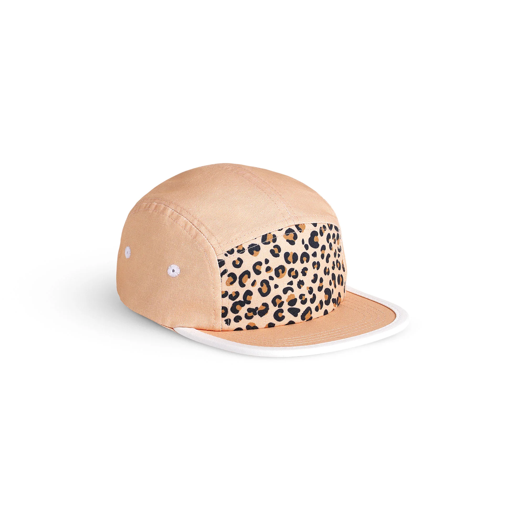 KiETLA Leopard šiltovka 52-56 cm - Apricot Leopard