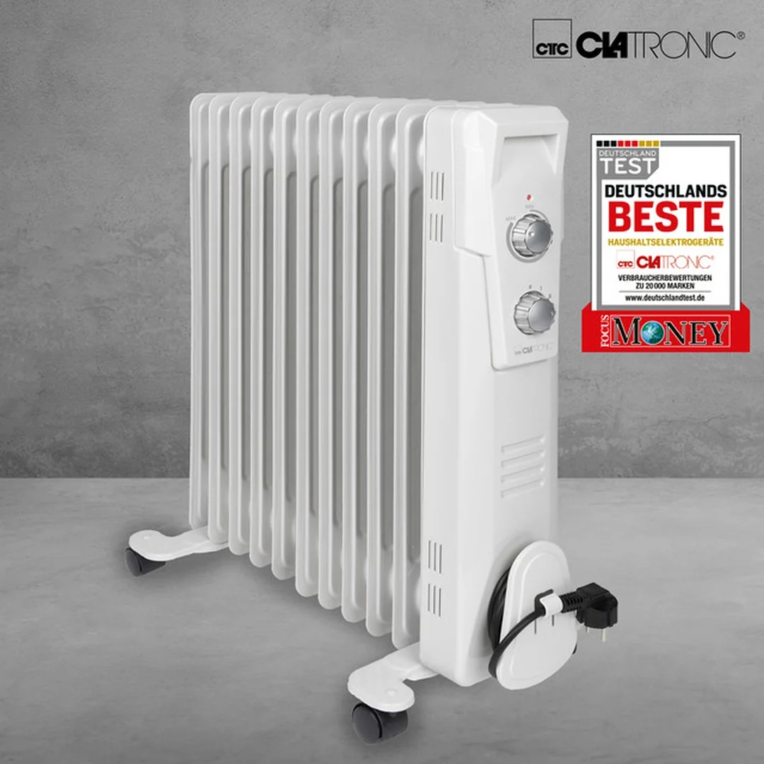 Clatronic RA 3737 olejový radiátor 11-lamelový 2300 W