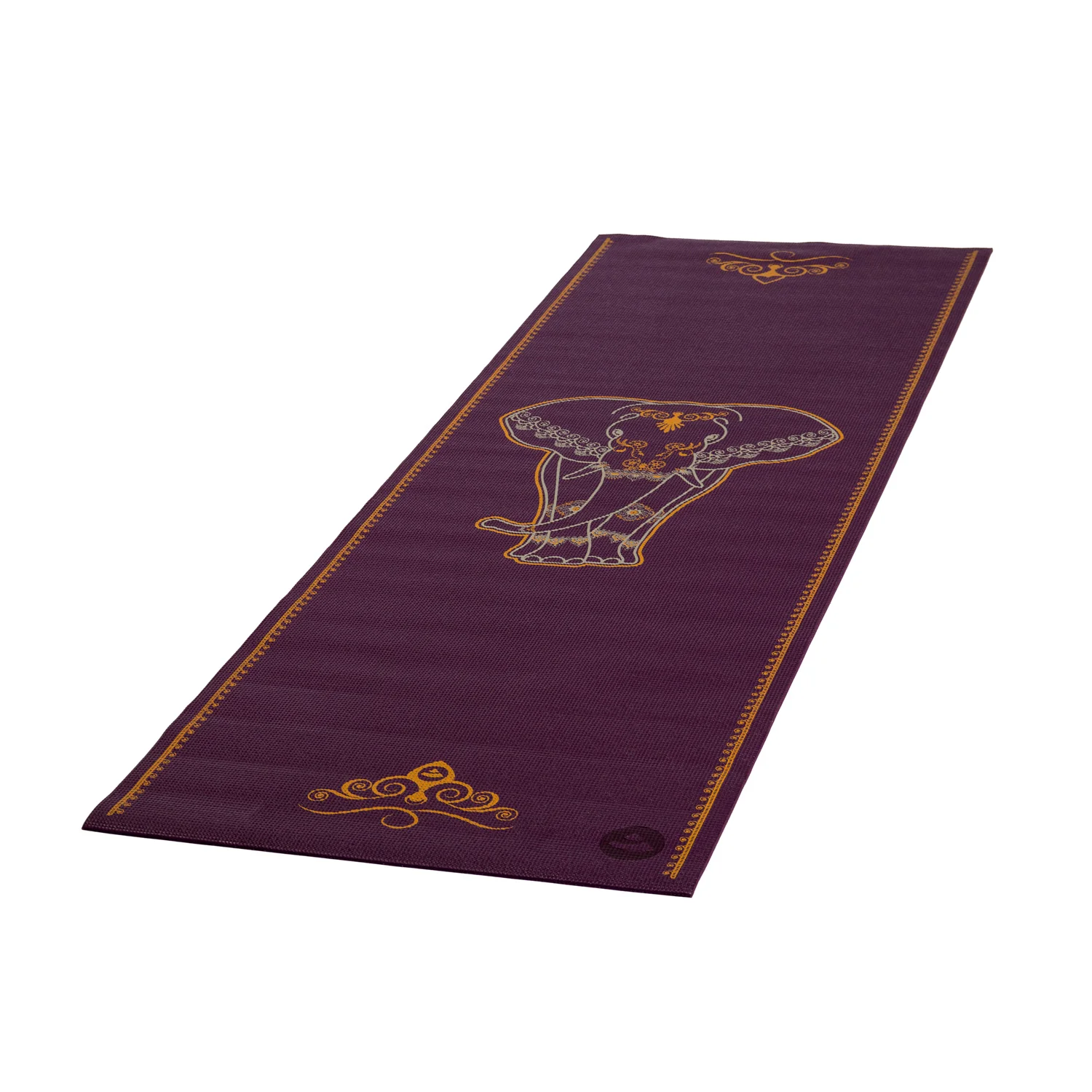 Bodhi Leela Big Elephant joga podložka 183 x 60 cm 4 mm baklažánová