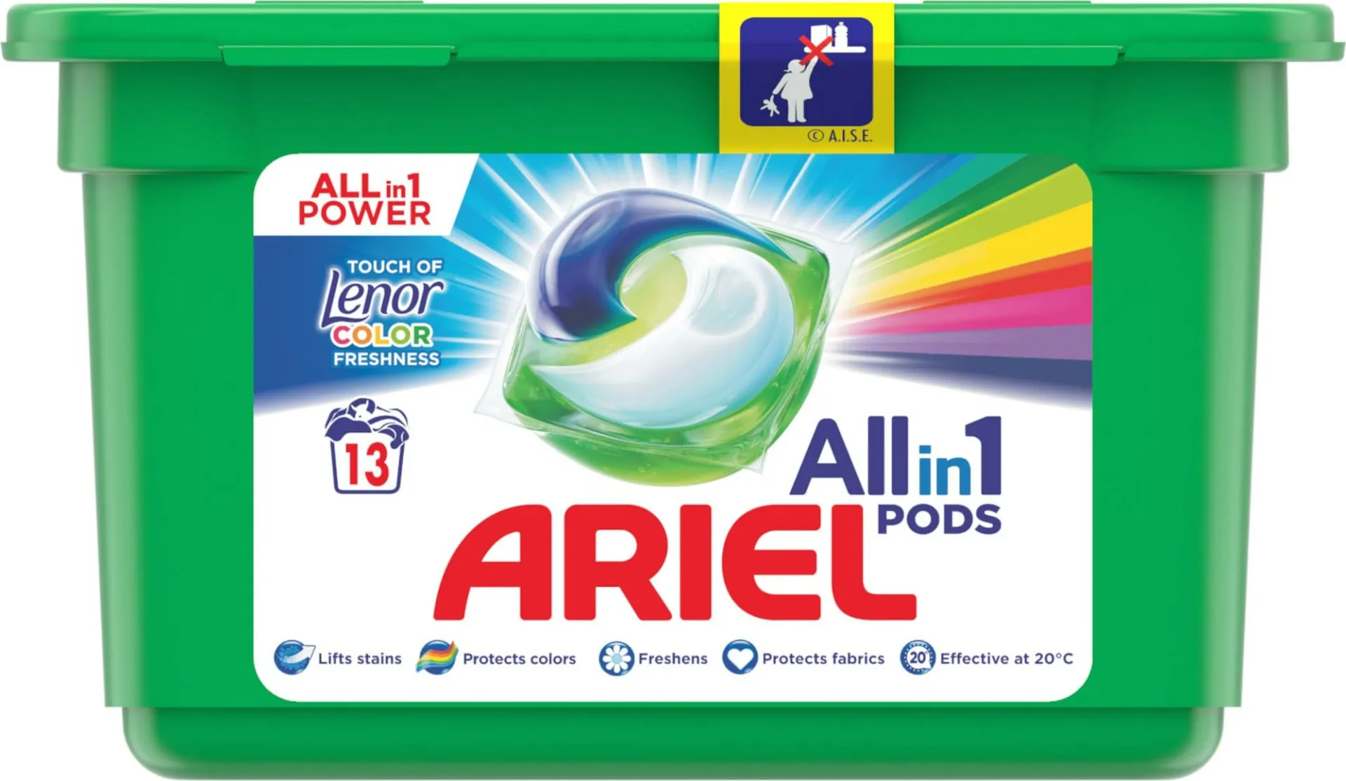 Ariel Gelové tablety Touch of Lenor color fresh