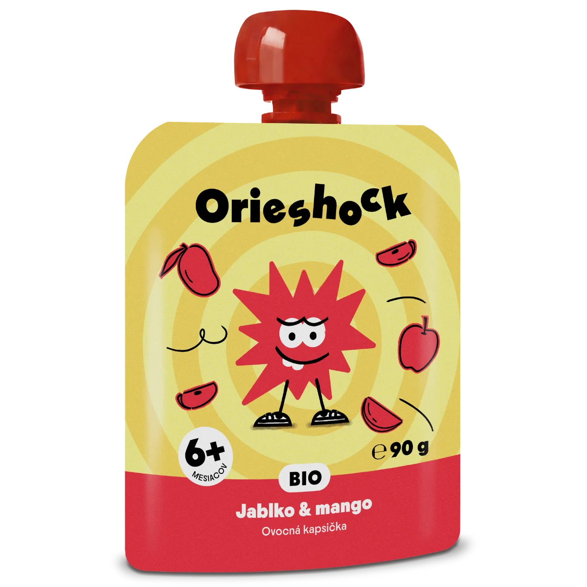 Orieshock  ovocná kapsička Jablko & Mango 90 g