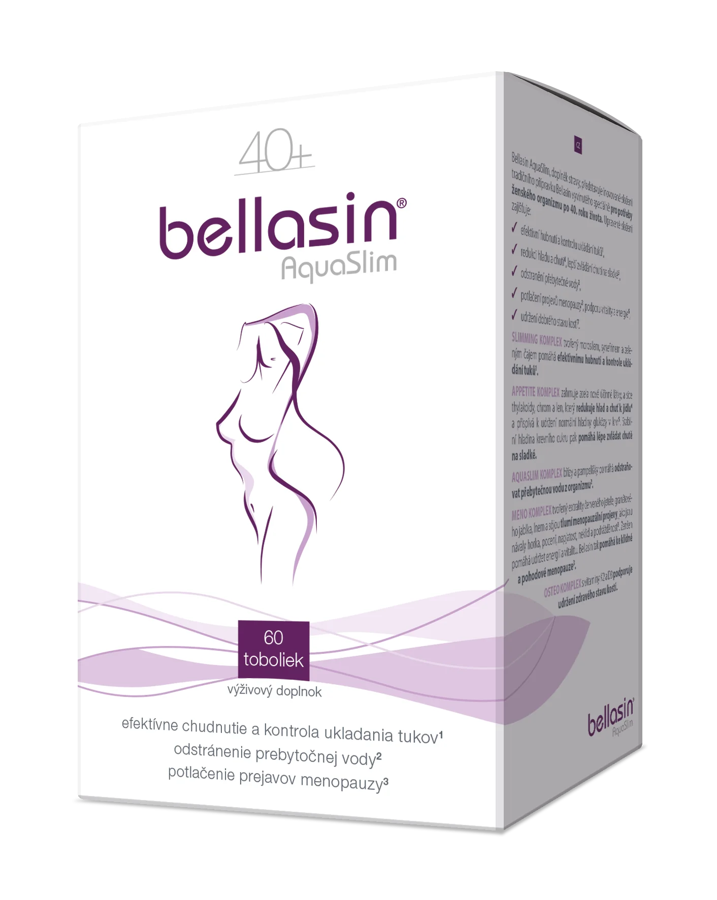 Bellasin AquaSlim, 60 tbl 1×60 tbl, výživový doplnok