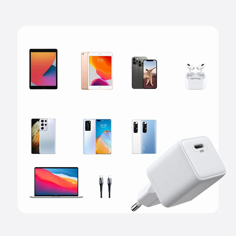 Joyroom Mini Fast Charger sieťová nabíjačka USB-C 25W 3A, biela 