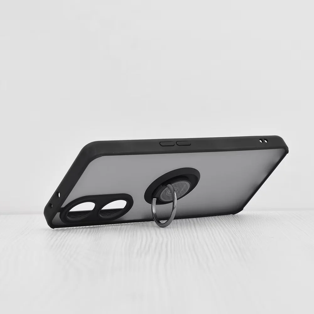 Puzdro pre mobil Oppo A98 5G - Čierna s nosným prsteňom