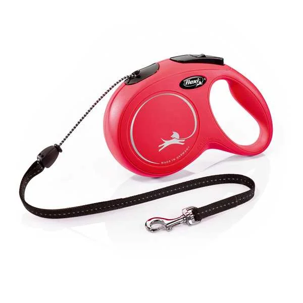 Flexi New Classic S Šnúra 8m/12kg Červená 1×12 kg