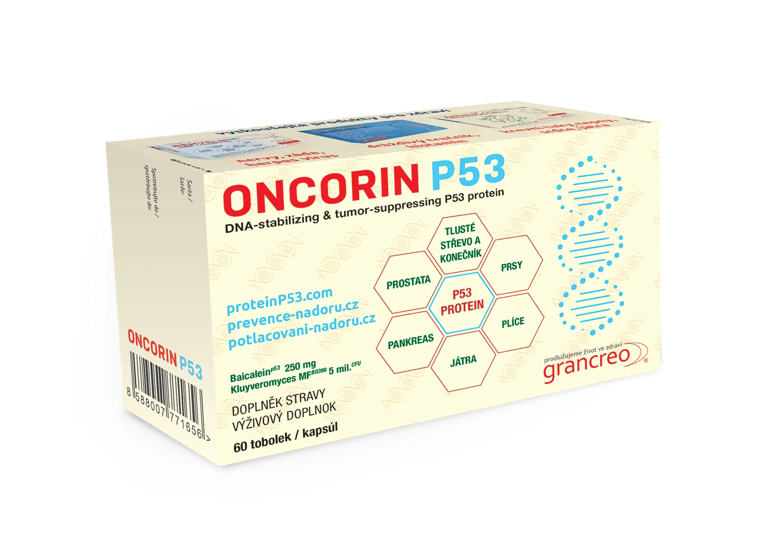 ONCORIN 1×60 cps, výživový doplnok