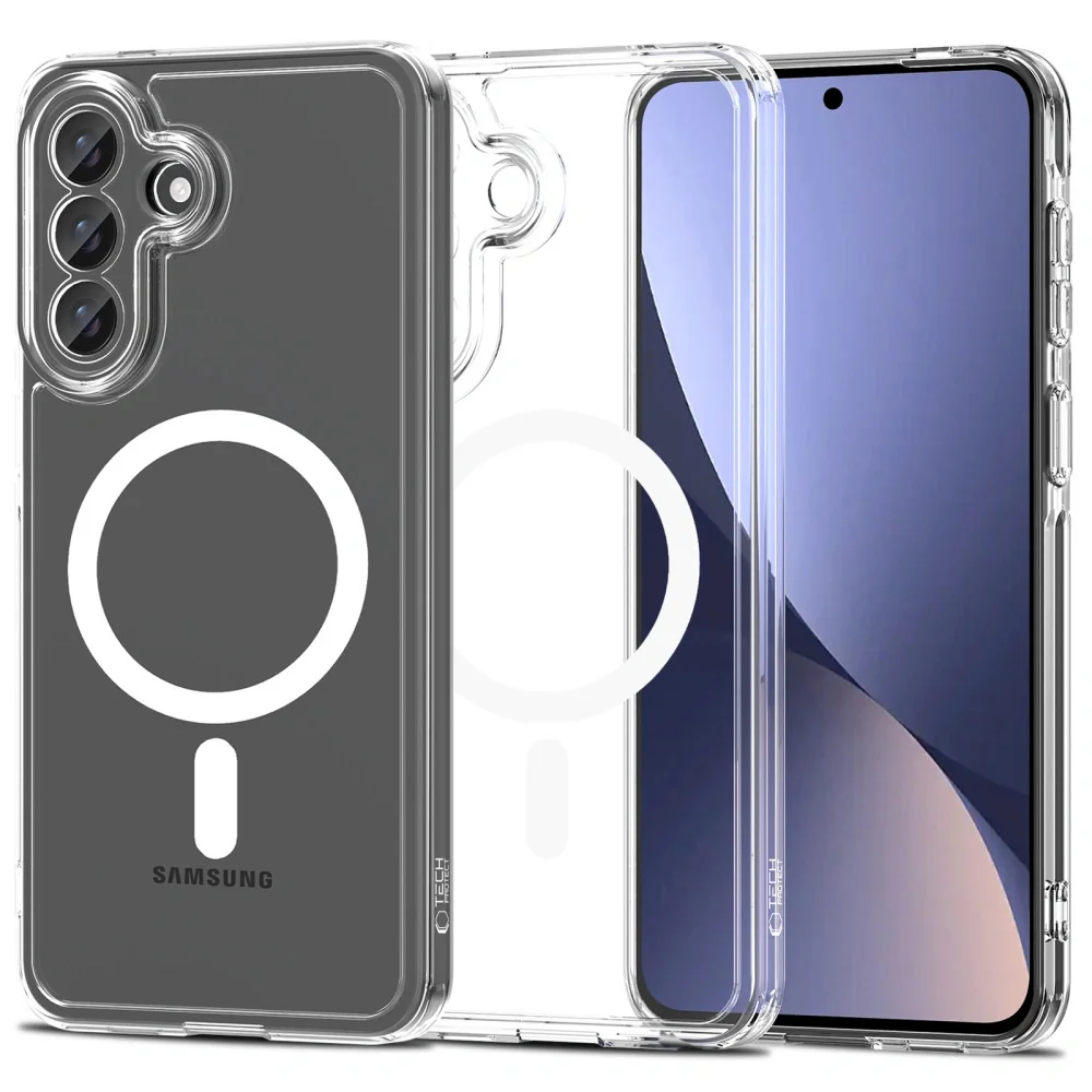Tech-Protect FlexAir Hybrid MagSafe kryt na Samsung Galaxy A57 5G, priesvitný esvitný