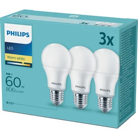 Philips Led 60w A60 E27 230v Ww Fr 3ct 1ks 1×3 ks, led žiarovka