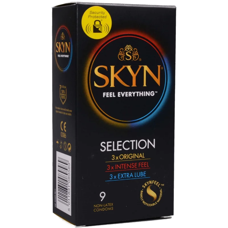Selection – mix bezlatexových kondómov (9 ks)