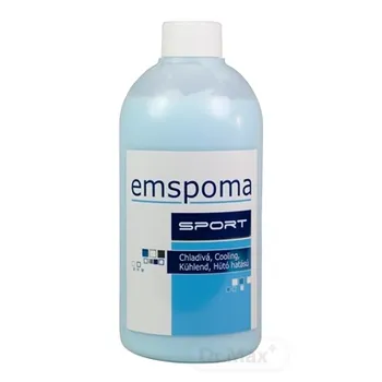 EMSPOMA Chladivá - modrá "M" 1×500 ml, masážna emulzia